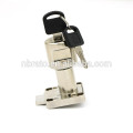 High Quality Heavy Duty Bright Drawer Handle Lock with Key